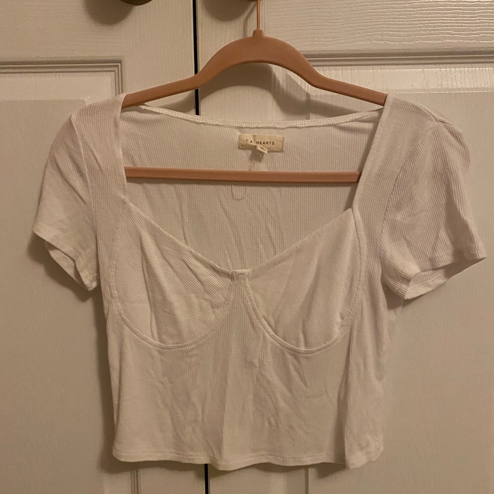 Pacsun, size small, white crop top